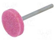 Grindingstone; Ø: 20mm; Ø: 3mm; aluminium oxide; Mounting: rod 3mm PG PROFESSIONAL