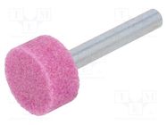 Grindingstone; Ø: 20mm; Ø: 6mm; aluminium oxide; Mounting: rod 6mm PG PROFESSIONAL