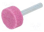 Grindingstone; Ø: 25mm; aluminium oxide; plunger; 6mm PG PROFESSIONAL