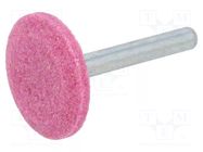 Grindingstone; Ø: 30mm; aluminium oxide; plunger; 6mm PG PROFESSIONAL