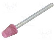 Grindingstone; Ø: 8mm; Ø: 3mm; Tip mat: aluminium oxide PG PROFESSIONAL