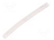 Hole and edge shield; polyetylene; L: 10m; natural; H: 6.1mm; W: 6mm FIX&FASTEN
