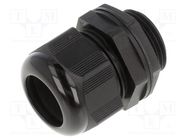 Cable gland; NPT1"; IP66,IP68; polyamide; black; 10pcs. 