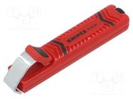 Stripping tool; Øcable: 8÷28mm; Wire: round; Tool length: 130mm KNIPEX