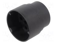 Connector: circular; male; contact insert; UIC558; PIN: 18; 10A; 60V HARTING