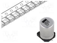 Capacitor: electrolytic; SMD; 220uF; 50VDC; 10x10x14mm; ±20% VISHAY