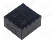 Capacitor: polypropylene; 8.2uF; 24x44x42mm; THT; ±10%; 25mm KEMET