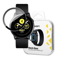 Wozinsky Watch Glass Hybrid Glass for Samsung Galaxy Watch Active black, Wozinsky