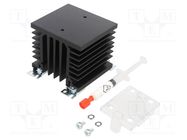 Heatsink: extruded; L: 103mm; W: 90mm; H: 80mm; 0.97K/W; aluminium CARLO GAVAZZI