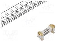 Fuse: fuse; time-lag; 4A; 250VAC; 125VDC; SMD; ceramic; 4.2x11.1mm SCHURTER