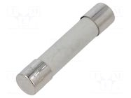 Fuse: fuse; 6.3A; 500VAC; ultra rapid; ceramic,cylindrical; A12FA SCHURTER