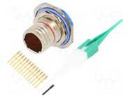 Connector: military; socket; male; PIN: 13; straight; crimped; 5A AMPHENOL AIR