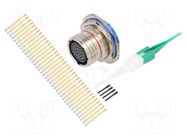 Connector: military; socket; female; PIN: 37; straight; crimped AMPHENOL AIR