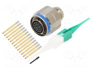 Connector: military; plug; female; PIN: 13; straight; crimped; 5A AMPHENOL AIR
