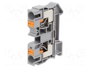 Splice terminal: rail; PT; 57A; 1kV; for DIN rail mounting; grey PHOENIX CONTACT