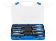 Kit: screwdrivers; Phillips,Pozidriv®,slot; TBI; plastic box UNIOR