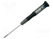 Screwdriver; Phillips; precision; PH000; 615E; Blade length: 60mm UNIOR