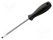 Screwdriver; slot; 2,5x0,4mm; 605CR; Blade length: 75mm UNIOR