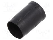 Heat shrink boot; glueless,straight; 5.8mm; black; -75÷175°C TE Connectivity