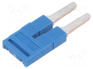 Comb bridge; blue; terminals: 2; 5mm PHOENIX CONTACT