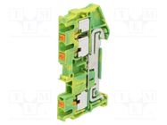 Splice terminal: rail; 0.14÷4mm2; ways: 1; terminals: 3; push-in PHOENIX CONTACT