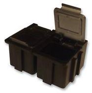 BOX, SMD, 16X12X15MM, B=BLACK, L=TRANSP