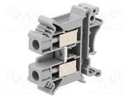 Splice terminal: rail; grey; screw terminal; polyamide; TS32,TS35 PHOENIX CONTACT