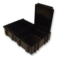 BOX, SMD, 37X12X15MM, B+L=BLACK