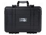 Hard carrying case; black; plastic SONEL