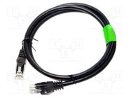 Serial interface cable; black; RJ45 plug x2 SONEL