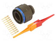 Connector: military; plug; male; PIN: 10; MIL-DTL-38999 Series III AMPHENOL AIR