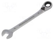 Wrench: combination spanner; rattle; 14mm; MicroSpeeder PROXXON