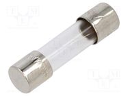 Fuse: fuse; quick blow; 1.25A; 250VAC; cylindrical,glass; 5x20mm EATON/BUSSMANN