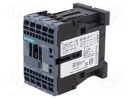 Contactor: 3-pole; NO x3; Auxiliary contacts: NC; 230VAC; 12A; 690V SIEMENS