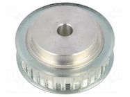 Belt pulley; AT5; W: 10mm; whell width: 21mm; Ø: 46.55mm; aluminium OPTIBELT