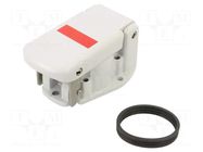 Enclosure for connectors: circular; IP69K; spring latch HARTING