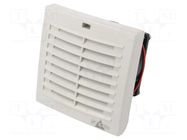 Fan: DC; axial; 120x120x81mm; 22m3/h; 49dBA; IP54; Cutout: 92x92mm STEGO