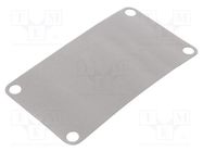 Heat transfer pad: graphite; L: 104.4mm; W: 59.4mm; Thk: 0.2mm 