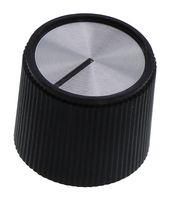 ROUND KNOB WITH LINE INDICATOR, 6.35MM