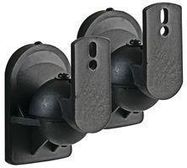 Black Abs 7.5 Lbs Each Speaker Wall Bracket Pair