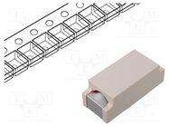 Fuse: fuse; quick blow; 400mA; 63VAC; 63VDC; SMD; 7.4x3.1mm; copper SCHURTER