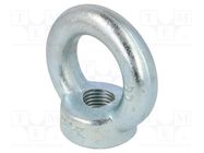 Lifting eye nut; eye; M16; steel; Plating: zinc; DIN 582; 35mm ELESA+GANTER