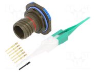 Connector: military; socket; male; PIN: 6; straight; crimped; 5A AMPHENOL AIR