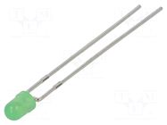 LED; green; 3mm; No.of term: 2 EVERLIGHT