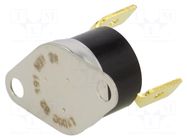 Sensor: thermostat; NC; Topen: 100°C; Tclos: 85°C; 10A; 240VAC; ±5°C HONEYWELL