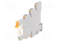 Relay: interface; SPDT; Ucoil: 24VDC; 50mA; 0.05A/30VAC; PLC-RPT PHOENIX CONTACT