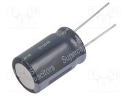 Supercapacitor; THT; 220F; 3.8VDC; ±20%; Body dim: Ø16.5x27mm; 12uA EATON ELECTRONICS