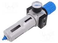 Compressed air filter/regulator; 3400l/min; 40um; D; -10÷60°C FESTO