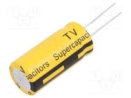 Supercapacitor; THT; 60F; 3VDC; -10÷30%; Body dim: Ø18.5x42mm; 13mΩ EATON ELECTRONICS