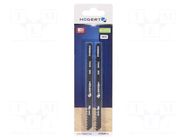 Hacksaw blade-set; wood,jigsaw; 132mm; 6teeth/inch; 2pcs. HÖGERT TECHNIK